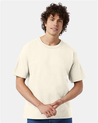 Champion T105 Natural — on model front