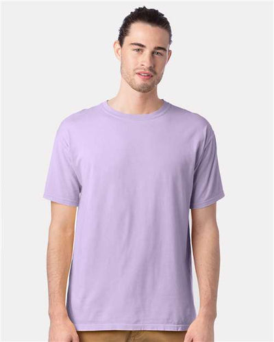 ComfortWash by Hanes GDH100 Future Lavender — on model front
