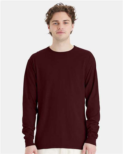 ComfortWash by Hanes GDH200 Maroon — on model front