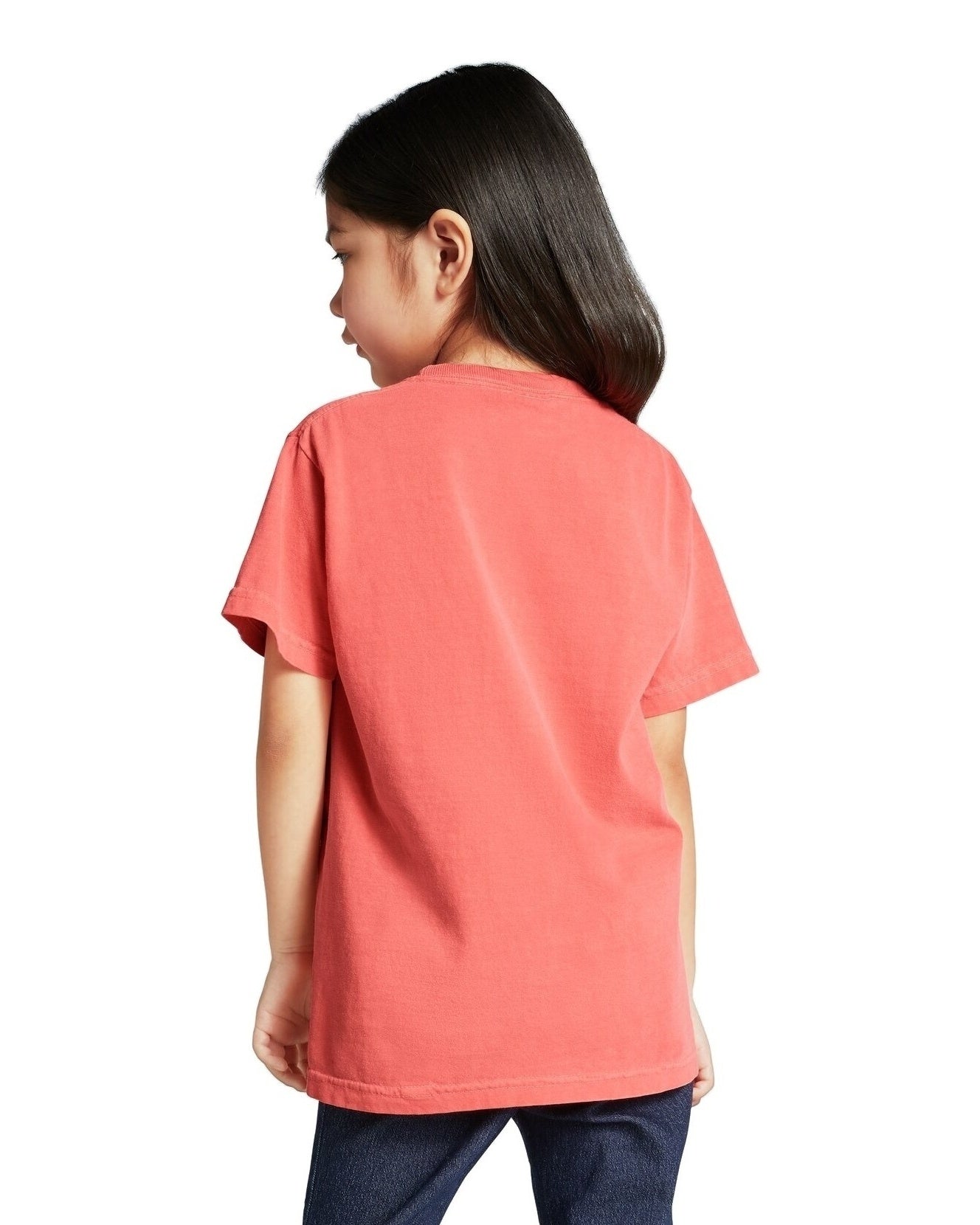 Youth Midweight RS T-Shirt - Bright Salmon