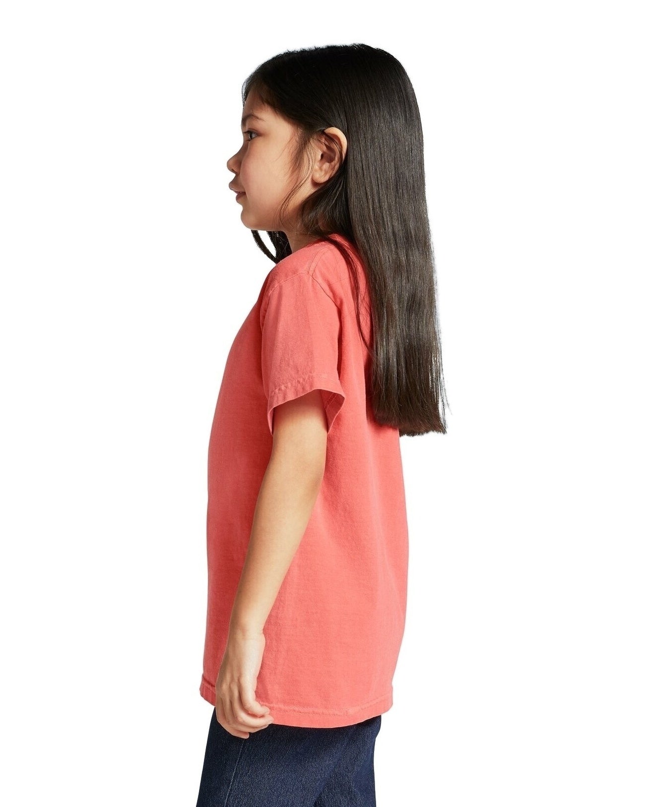 Youth Midweight RS T-Shirt - Bright Salmon