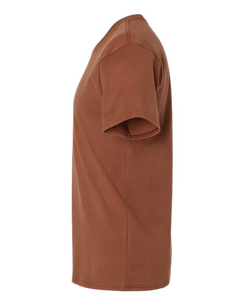 Hanes 4980 Canyon Rock Brown — direct side