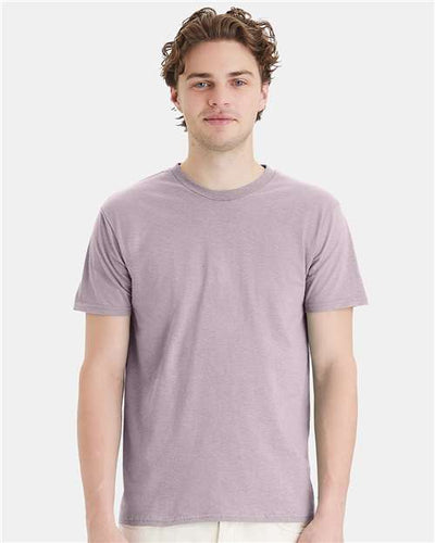 Hanes 4980 Iced Mocha — on model front