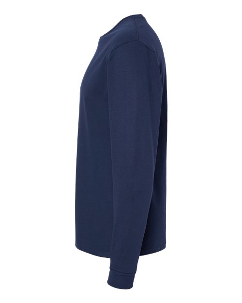 Hanes 5286 Athletic Navy — direct side