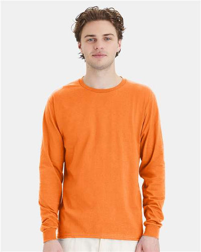 Hanes 5286 Tennessee Orange — on model front