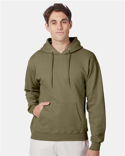 Hanes F170 Oregano — on model front