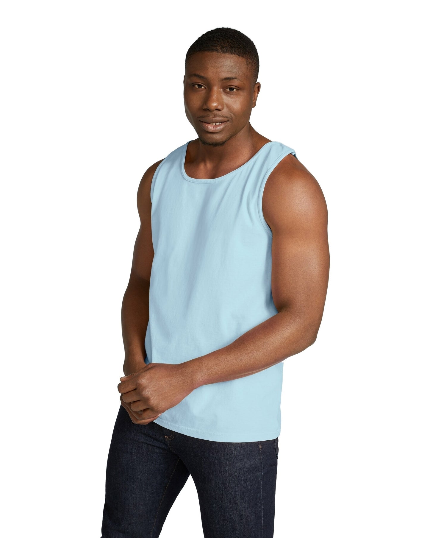 Unisex Heavyweight RS Tank - Chambray
