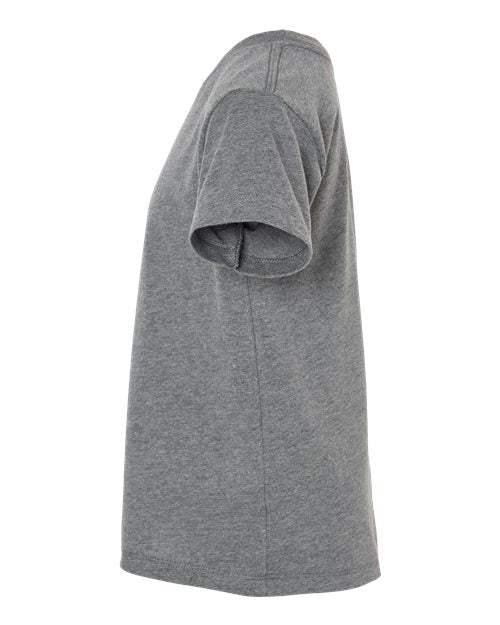BELLA + CANVAS 3001T Deep Heather — direct side