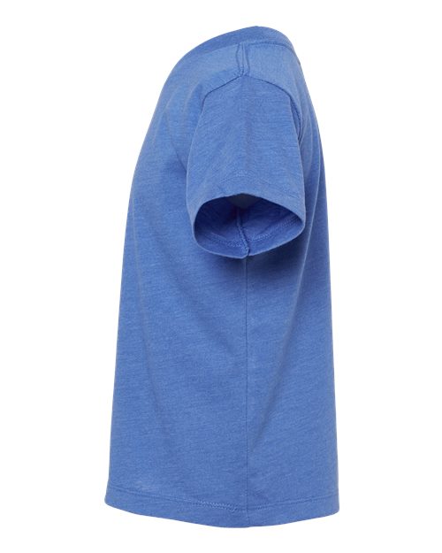 BELLA + CANVAS 3001T Heather True Royal — direct side