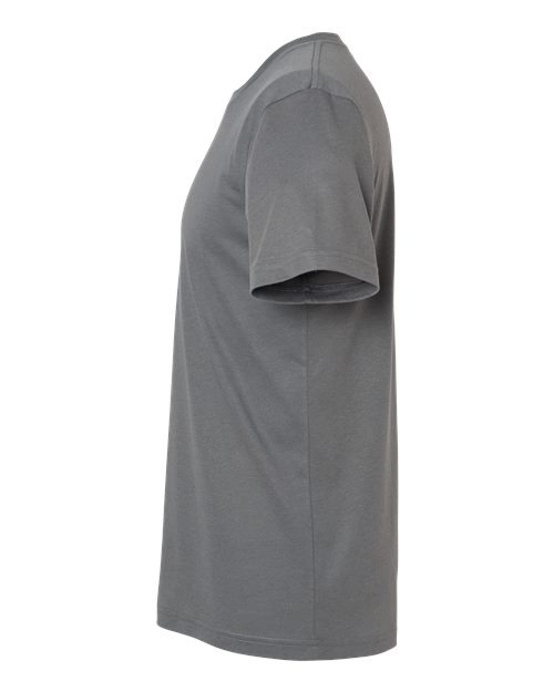 BELLA + CANVAS 3413 Solid Asphalt Triblend — direct side