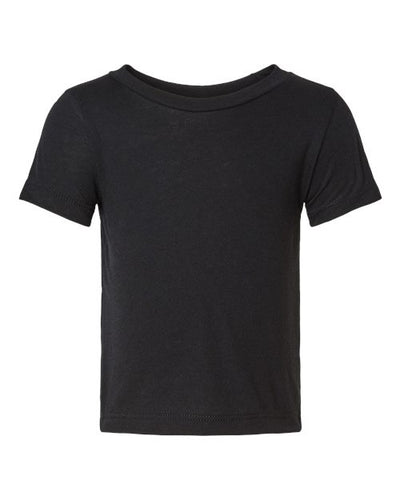 BELLA + CANVAS 3413B Solid Black Triblend — front