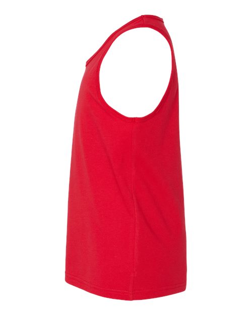 BELLA + CANVAS 3480Y Red — direct side