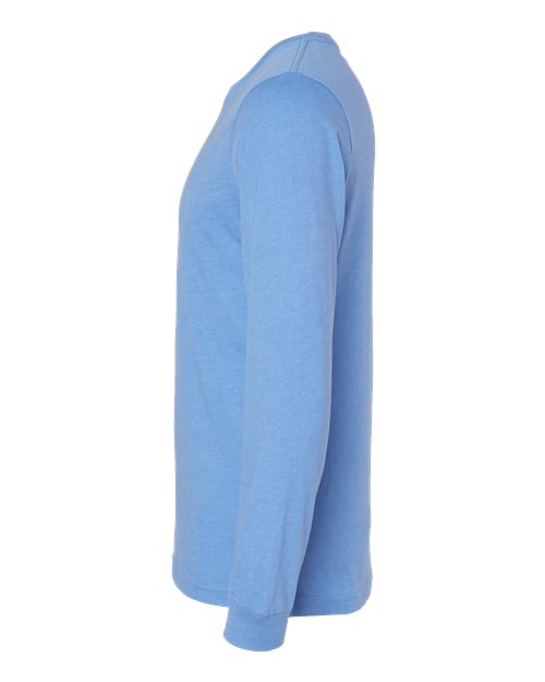 BELLA + CANVAS 3501CVC Heather Carolina Blue — direct side