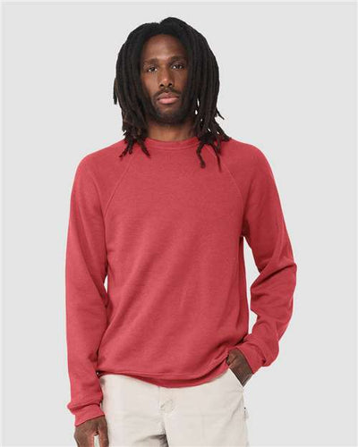 BELLA + CANVAS 3901 Heather Red — on model front