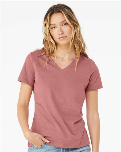 BELLA + CANVAS 6405 Mauve — on model front