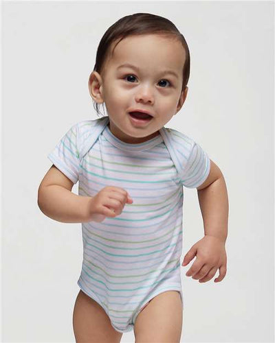 Rabbit Skins 4424 Marine Stripe — on model front