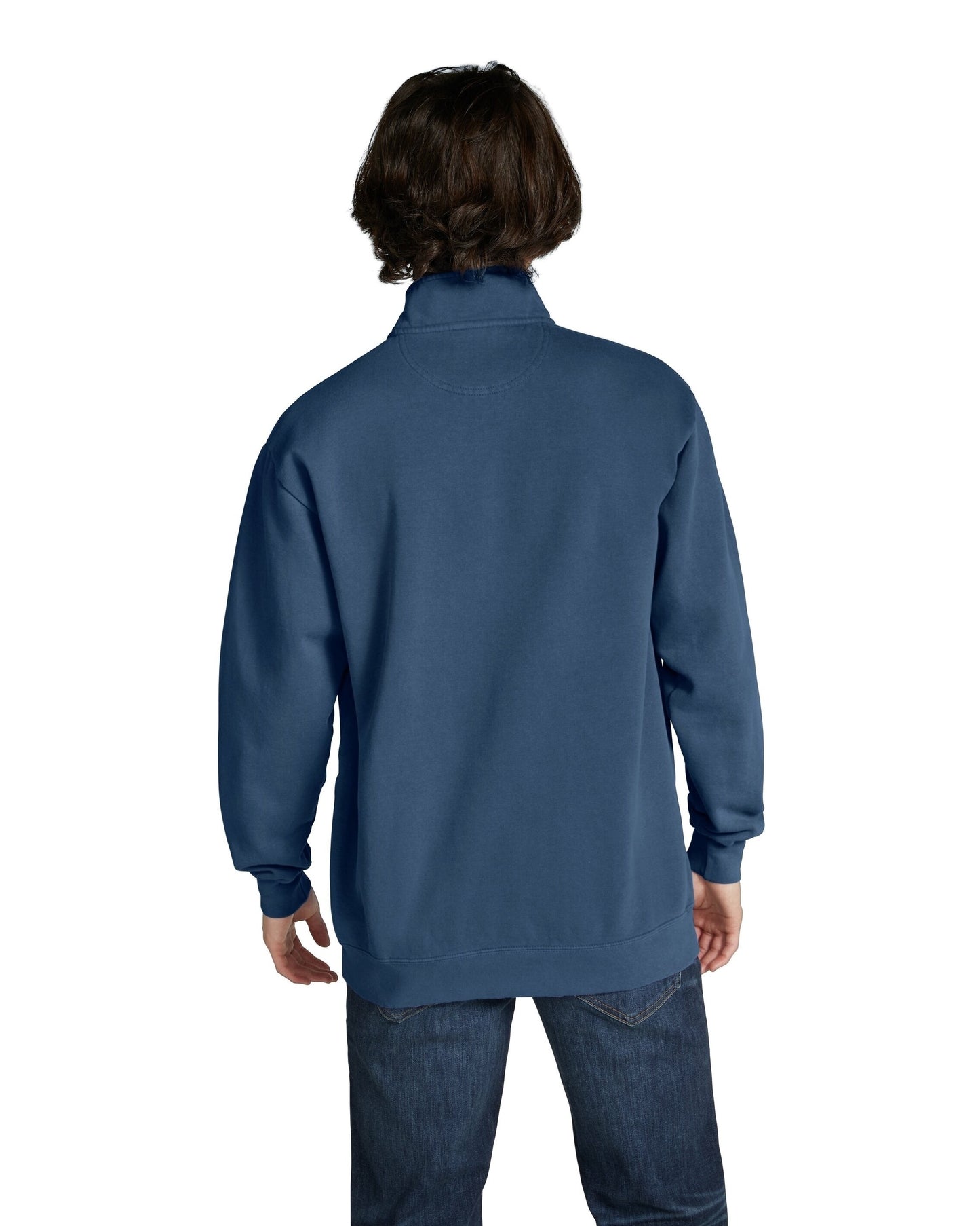 Unisex Quarter-Zip Sweatshirt - True Navy