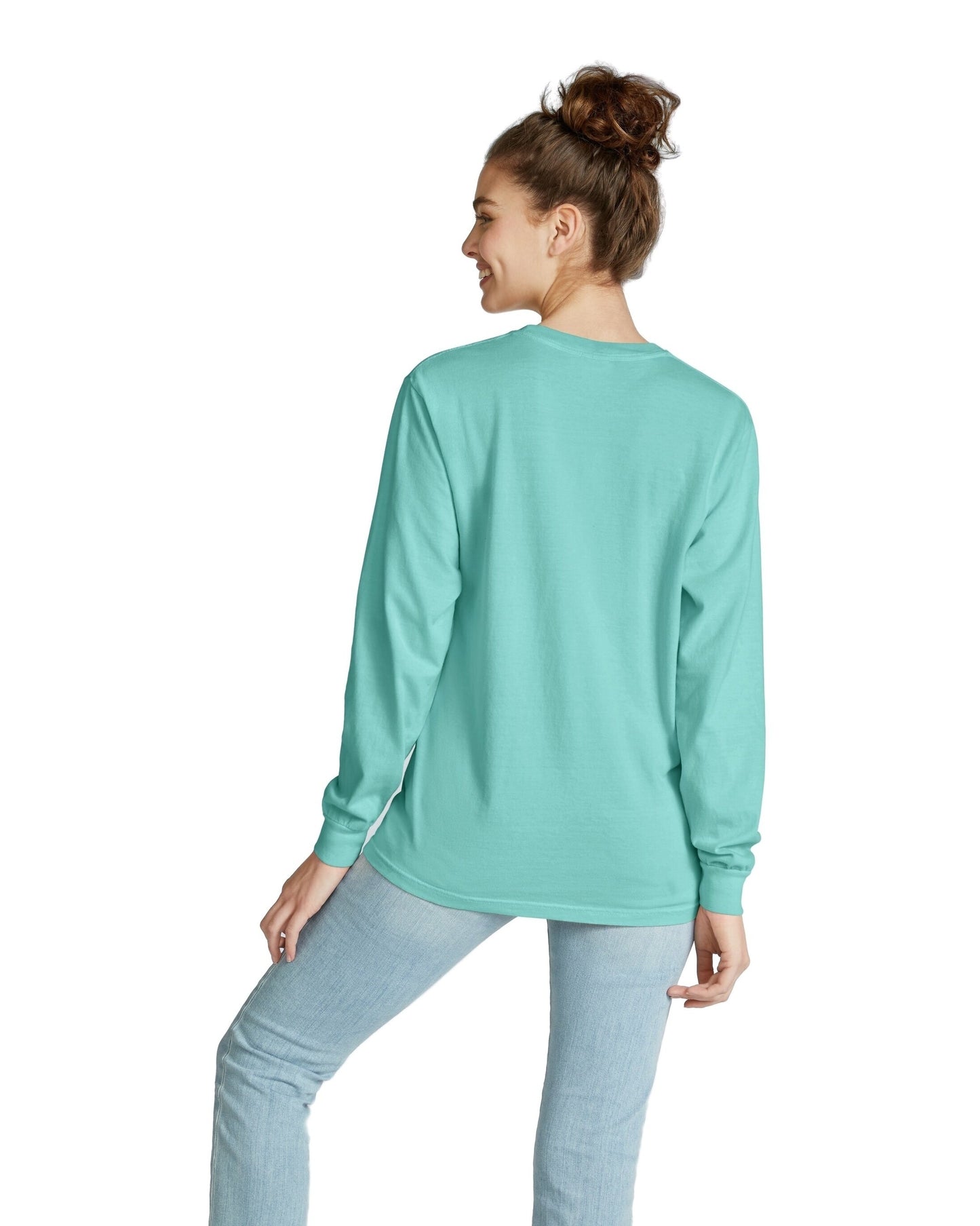 Unisex Heavyweight RS Long-Sleeve Pocket T-Shirt - Chalky Mint