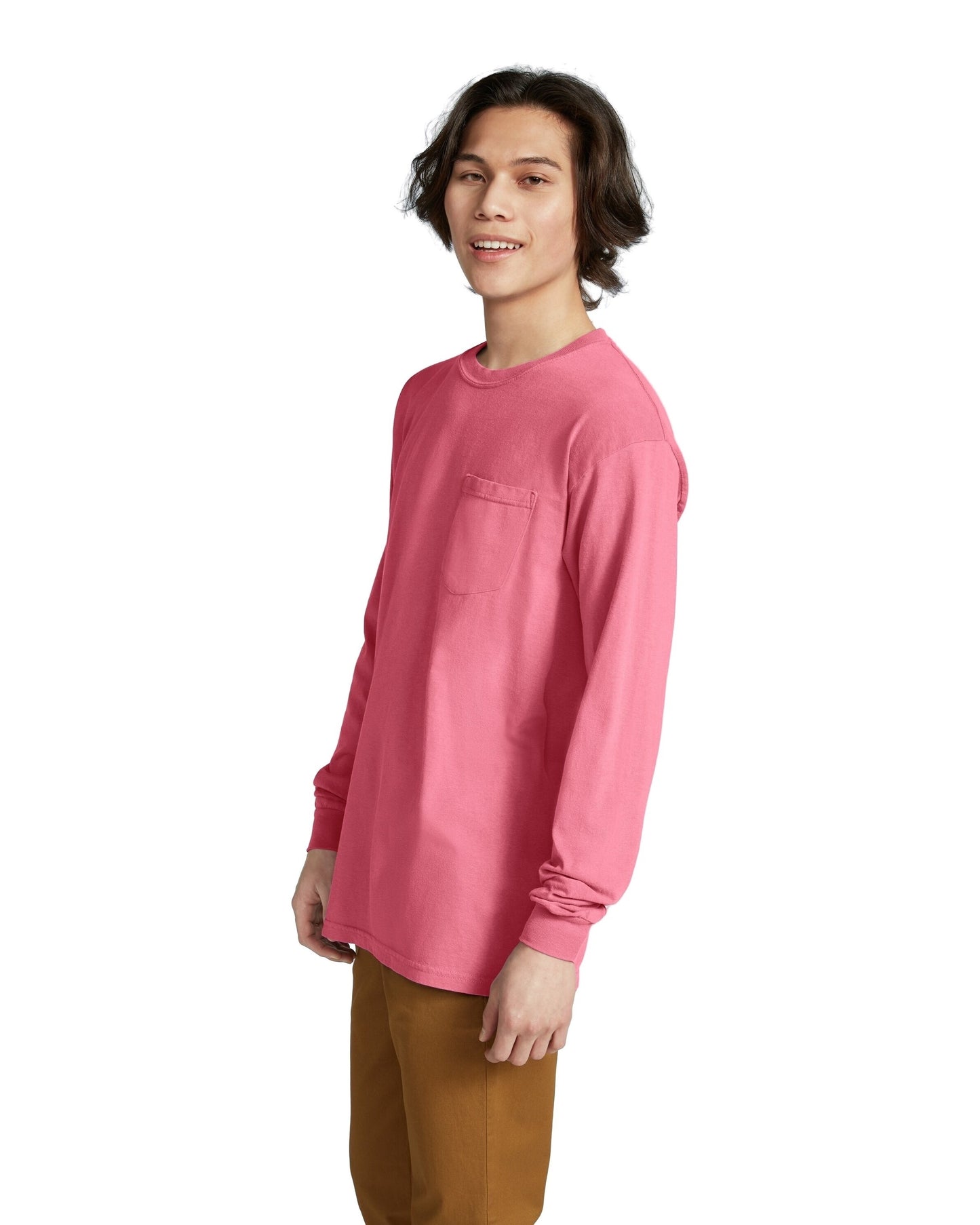 Unisex Heavyweight RS Long-Sleeve Pocket T-Shirt - Watermelon