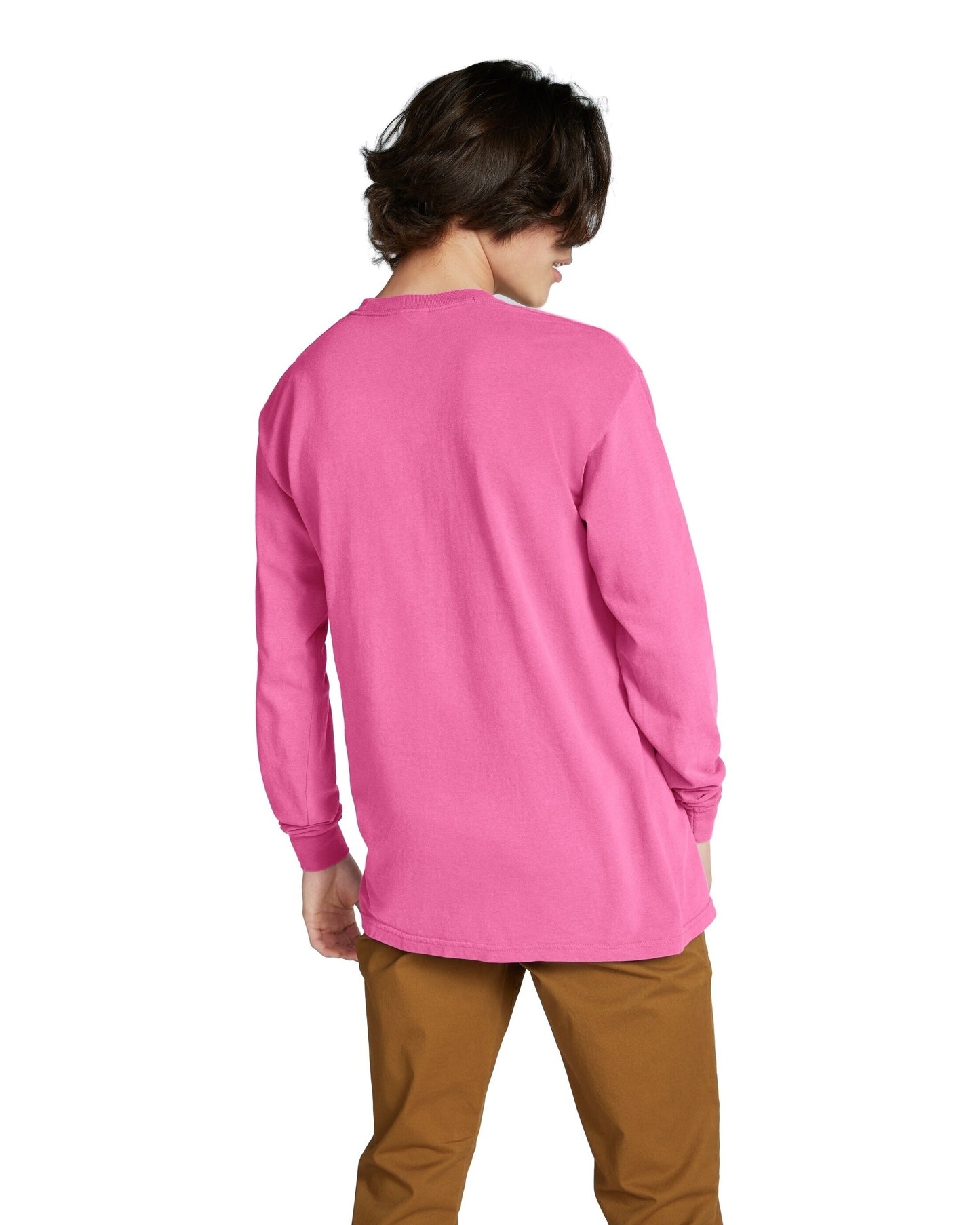 Unisex Heavyweight RS Long-Sleeve Pocket T-Shirt - Crunchberry