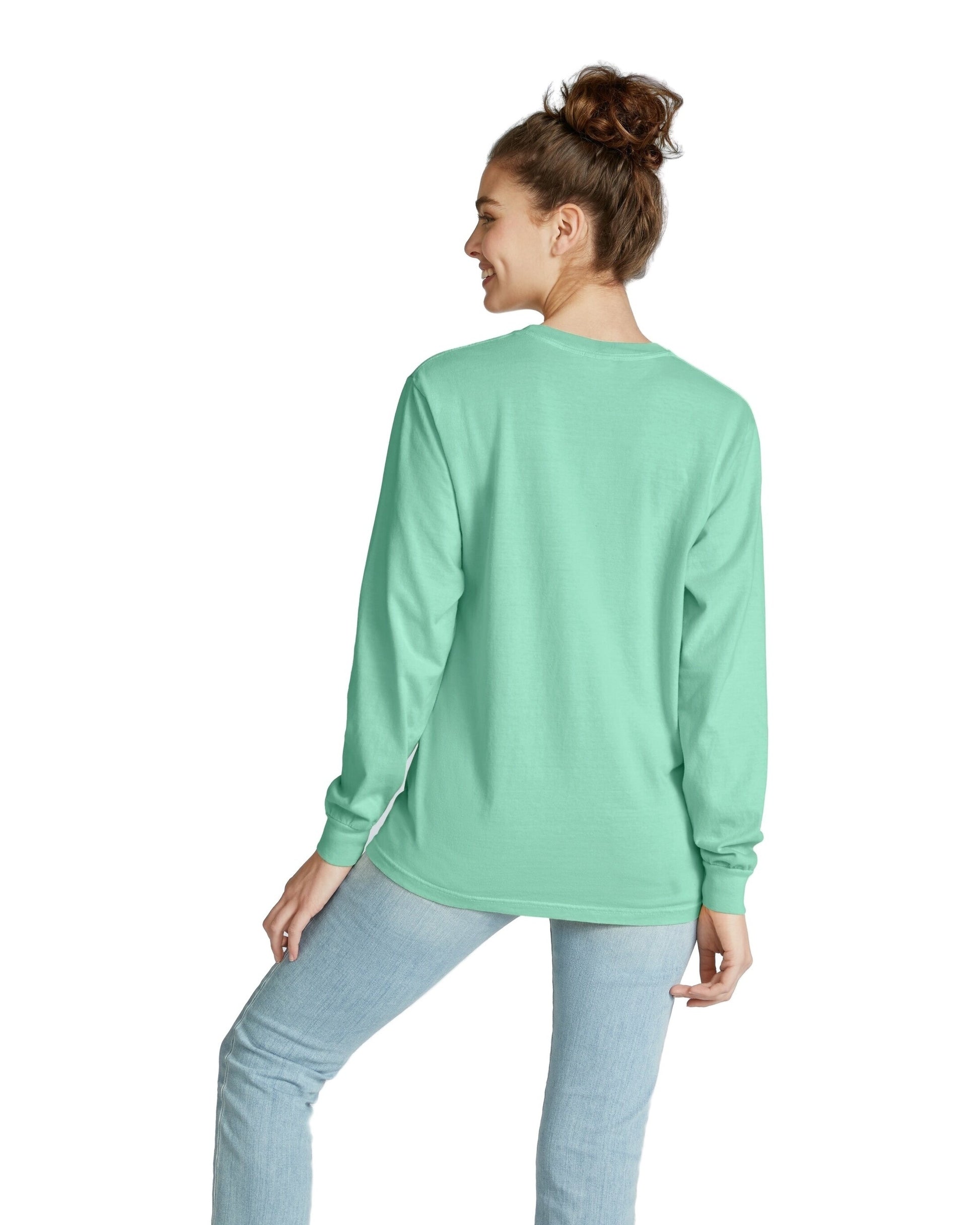 Unisex Heavyweight RS Long-Sleeve Pocket T-Shirt - Island Reef