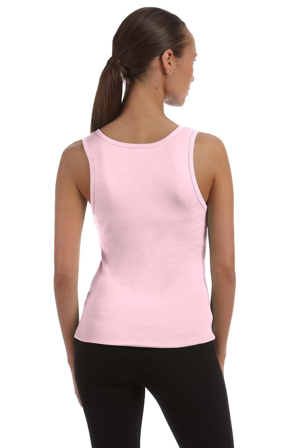 Women's Baby Rib Tank - Soft Pink