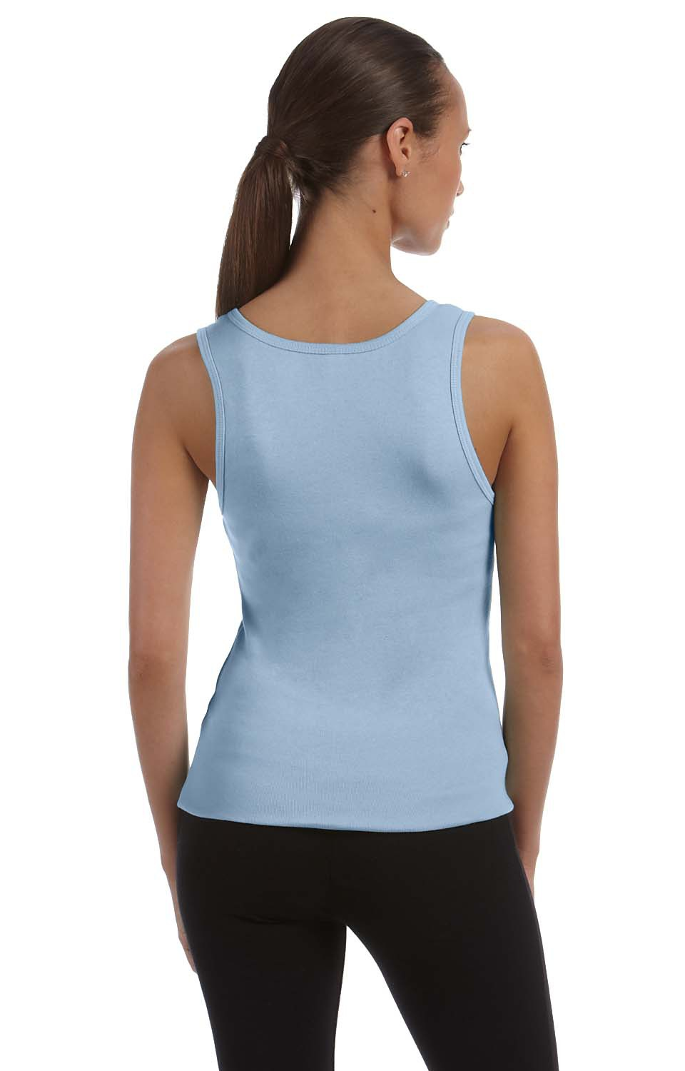 Women's Baby Rib Tank - Baby Blue