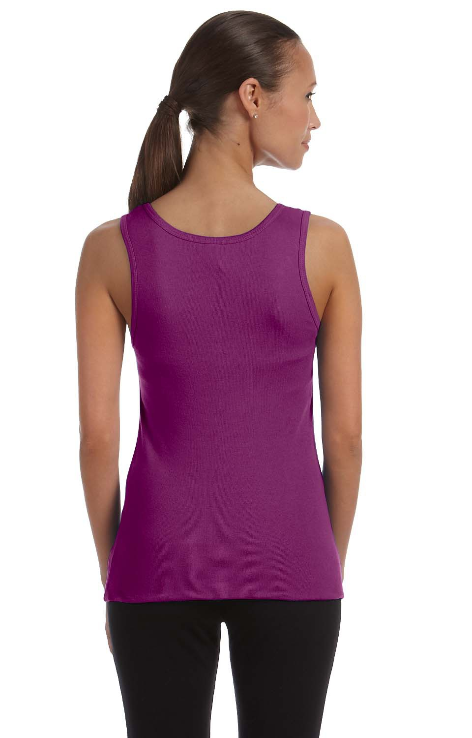 Women's Baby Rib Tank - Currant