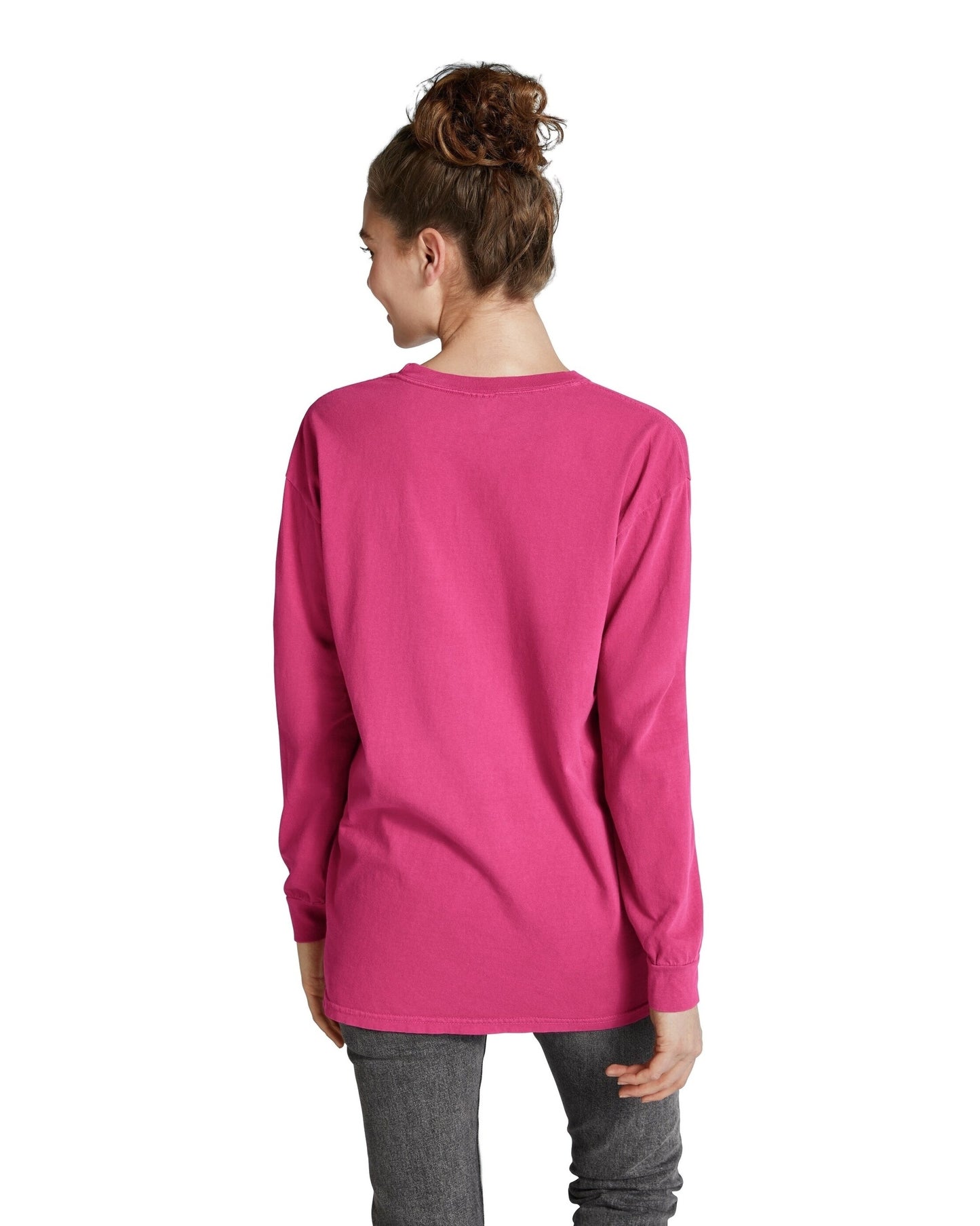 Unisex Heavyweight RS Long-Sleeve T-Shirt - Heliconia