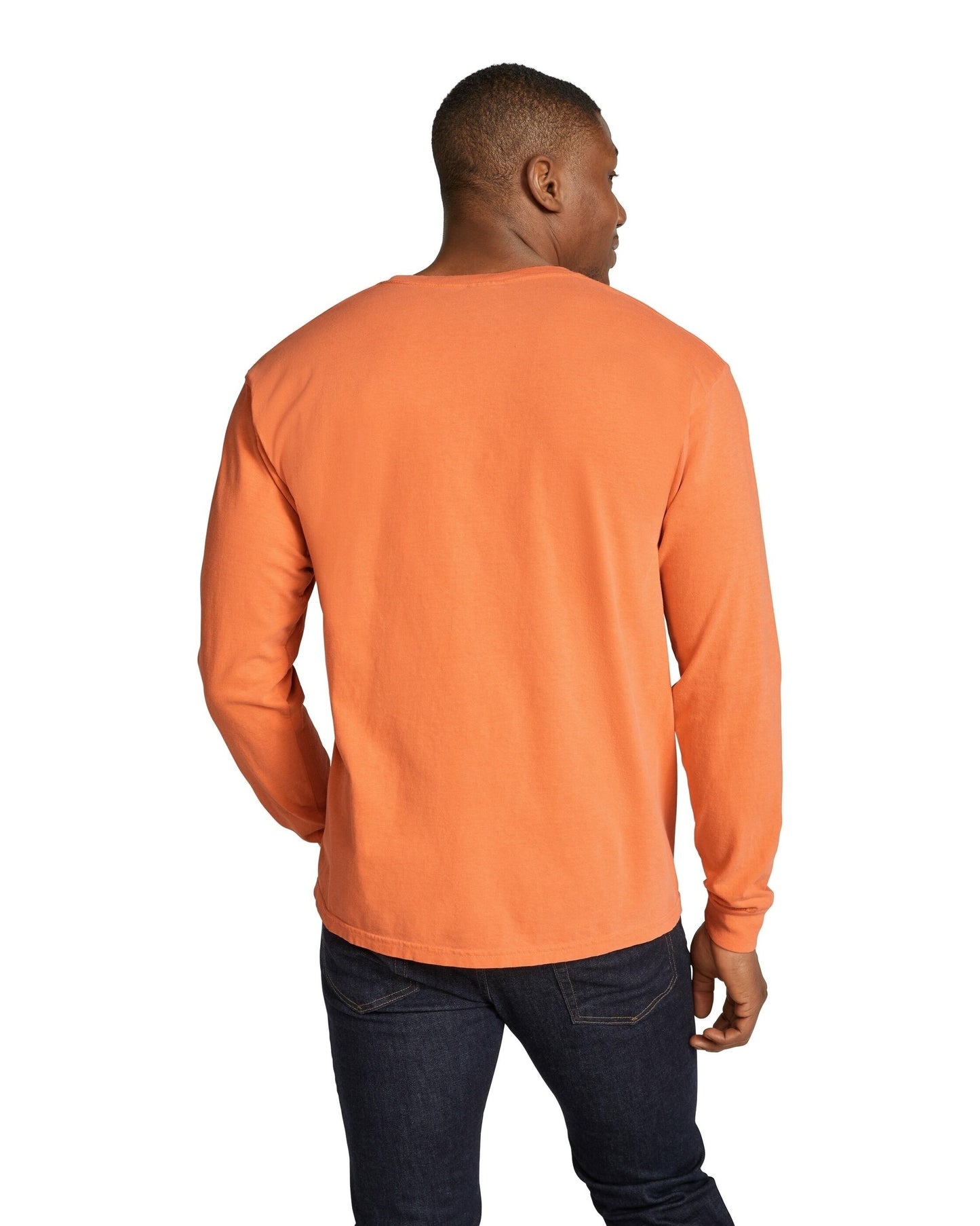 Unisex Heavyweight RS Long-Sleeve T-Shirt - Burnt Orange
