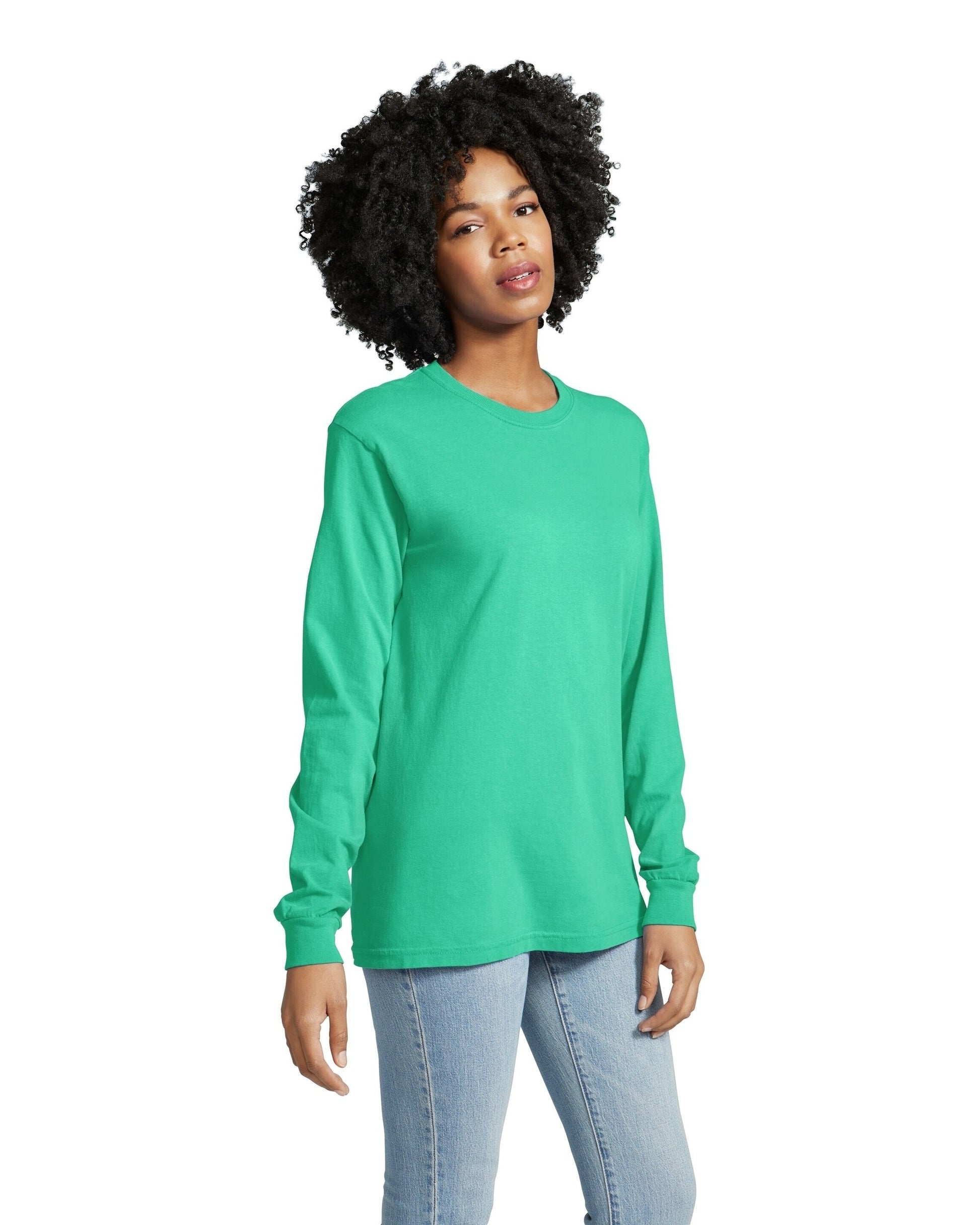 Unisex Heavyweight RS Long-Sleeve T-Shirt - Island Green