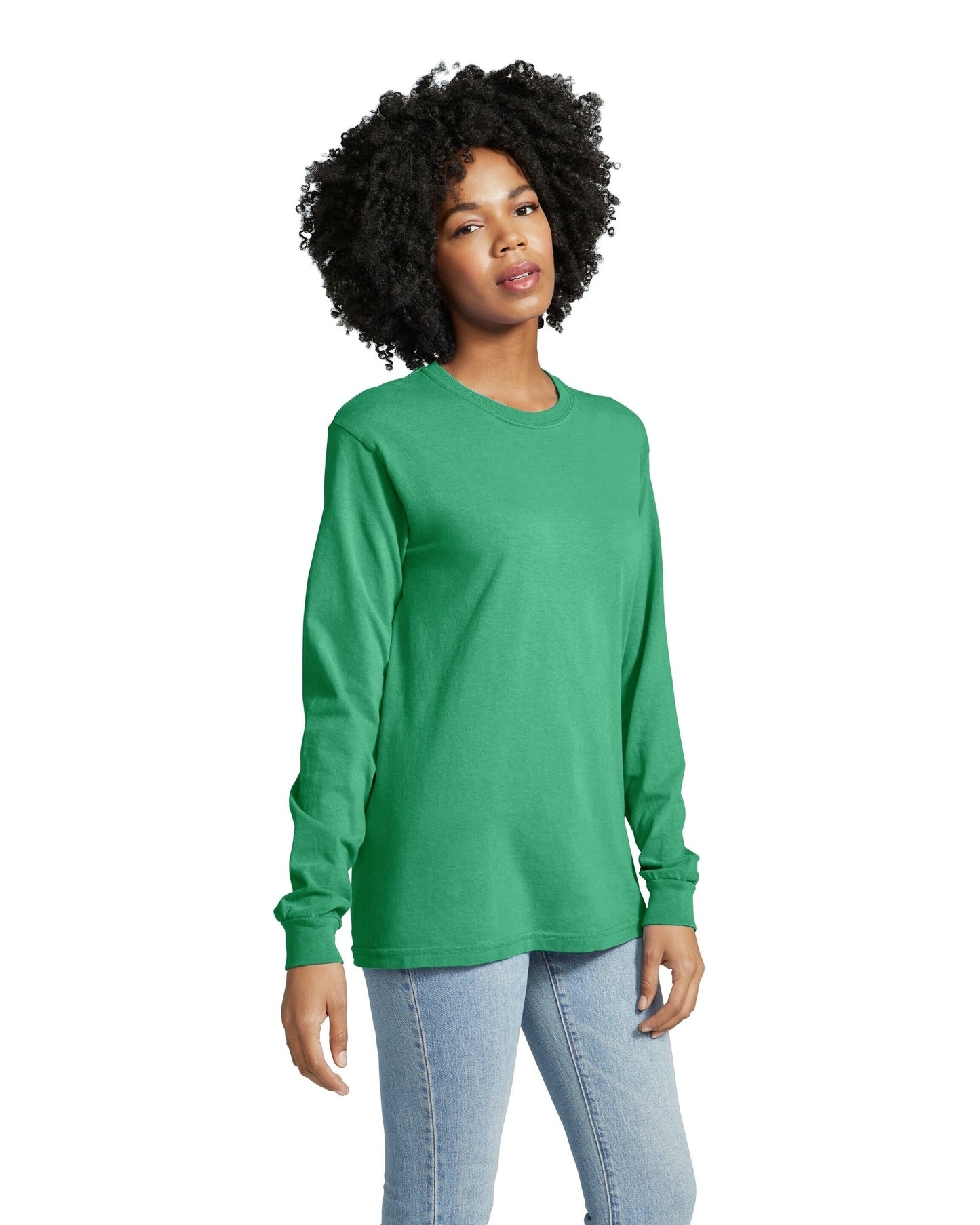 Unisex Heavyweight RS Long-Sleeve T-Shirt - Grass