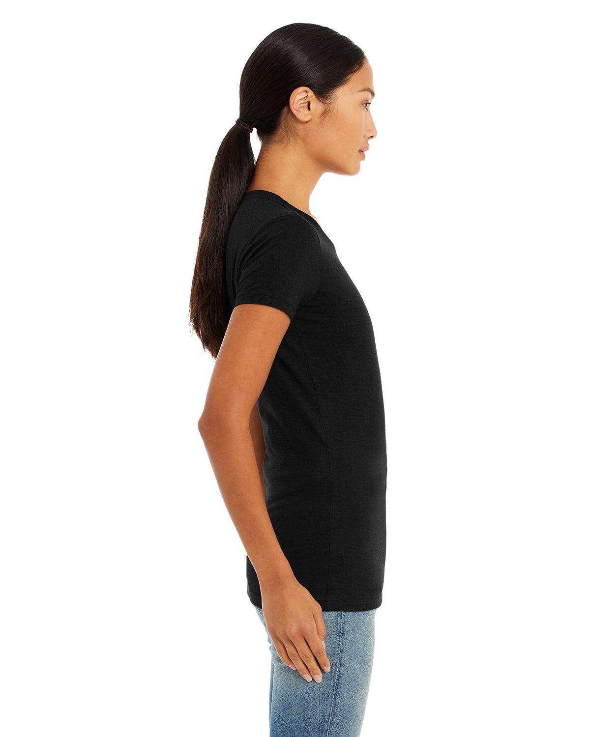 Women's Junior Fit Favorite T-Shirt - Heather Black
