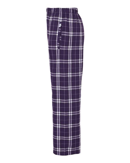 Boxercraft BY6624 Purple/ White Plaid — direct side