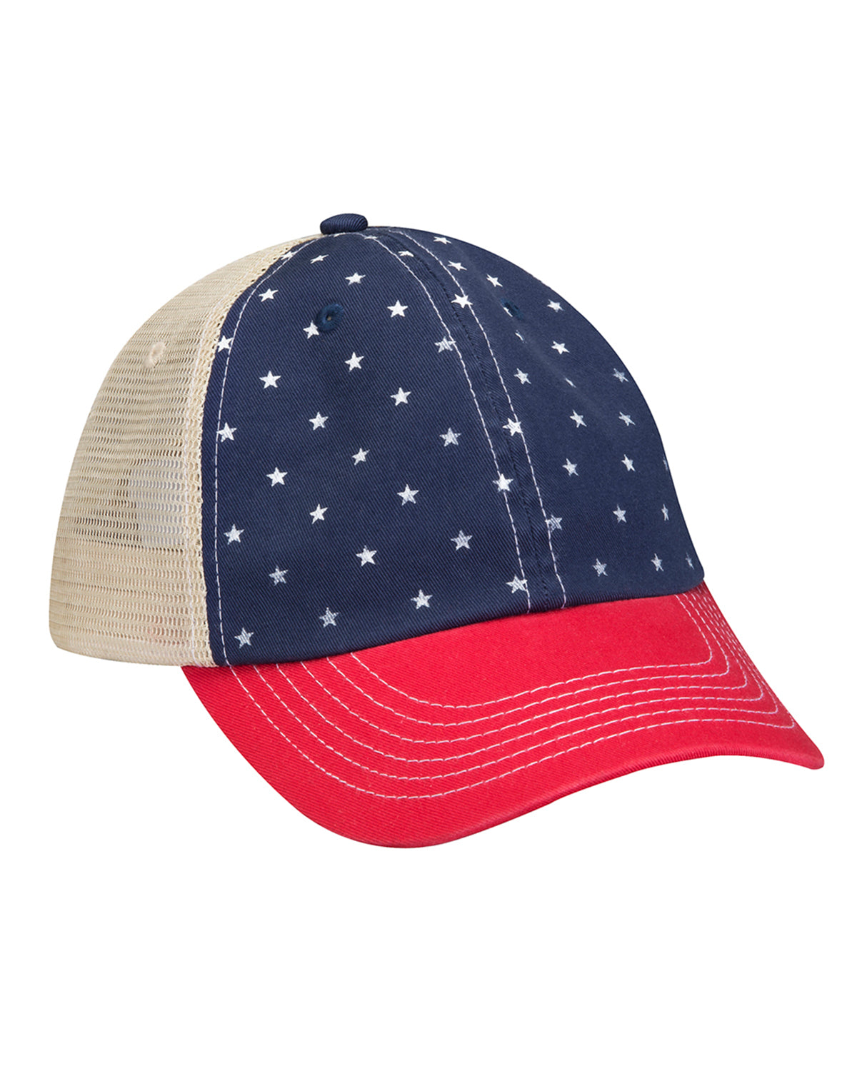 Vibe Cap - Navy / Red Patrtc