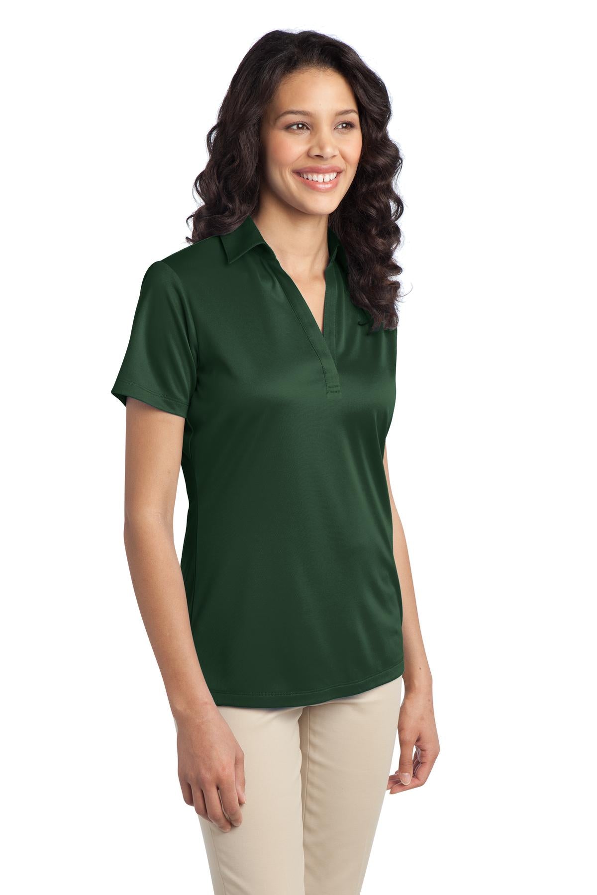Women's Silk Touch Performance Polo - Dark Green