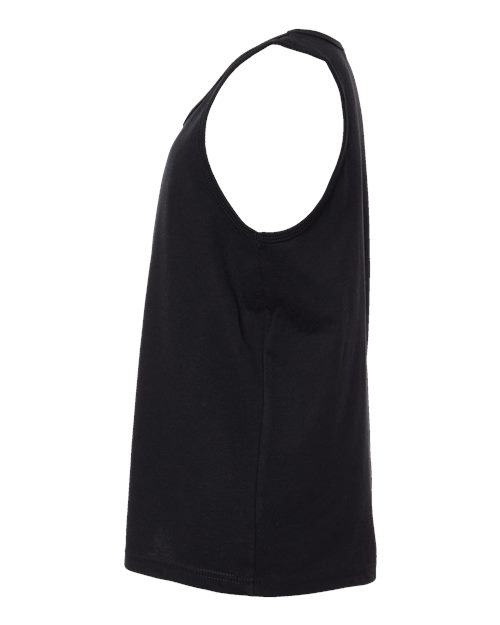 BELLA + CANVAS 3480YCVC Solid Black Blend — direct side