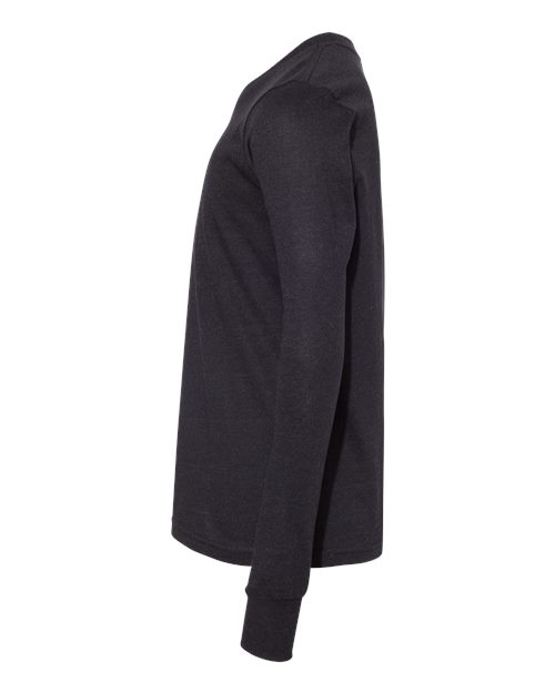 BELLA + CANVAS 3501YCVC Black Heather — direct side