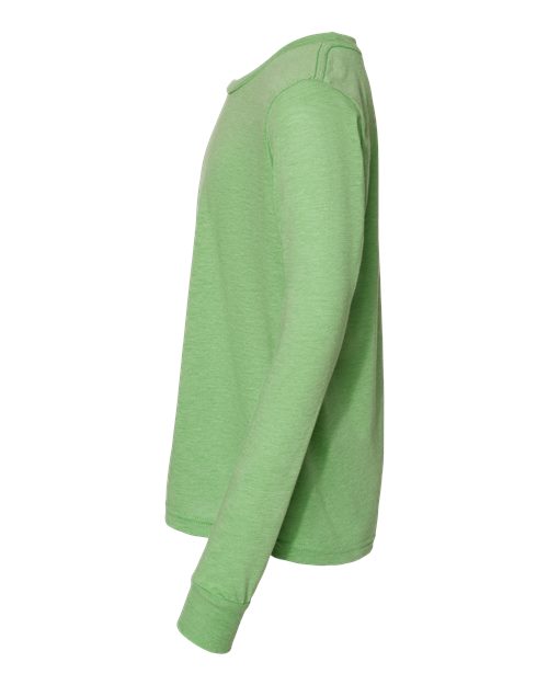 BELLA + CANVAS 3513Y Green Triblend — direct side