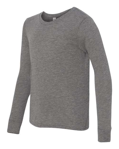BELLA + CANVAS 3513Y Grey Triblend — direct side