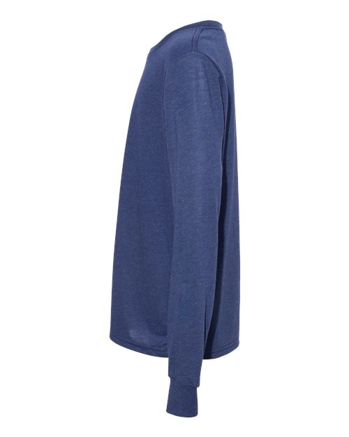 BELLA + CANVAS 3513Y Navy Triblend — direct side