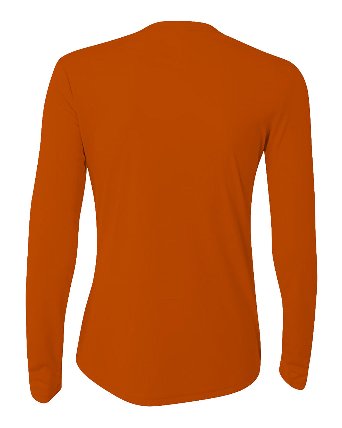 Women's Long Sleeve Cooling Performance Crew Shirt - Burntorange