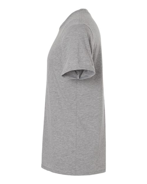 American Apparel 2001CVC Heather Grey — direct side