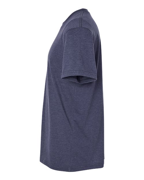 American Apparel 2001CVC Heather Navy — direct side