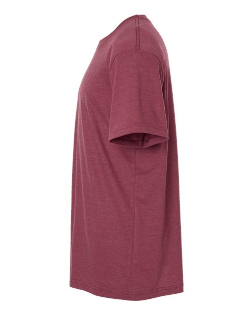 American Apparel 2001CVC Heather Cranberry — direct side