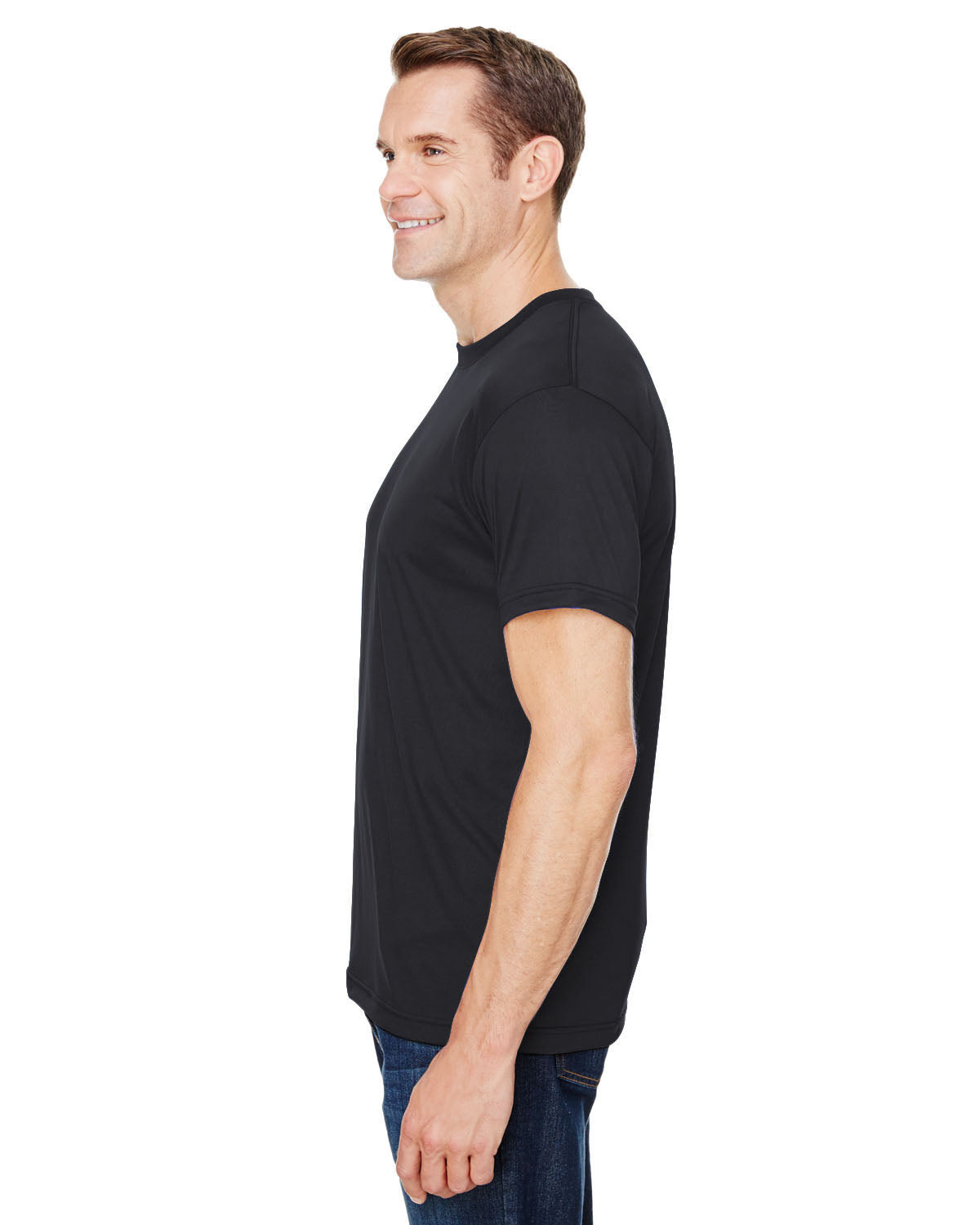 Unisex Polyester Performance T-Shirt - Black