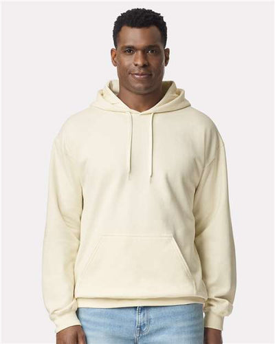 Gildan SF500 Off White — on model front