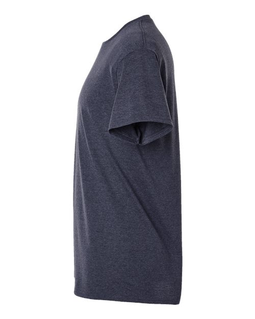 Gildan 3000 Heather Navy — direct side