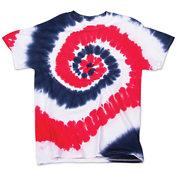 Youth Multi-Color Spiral T-Shirt - Usa