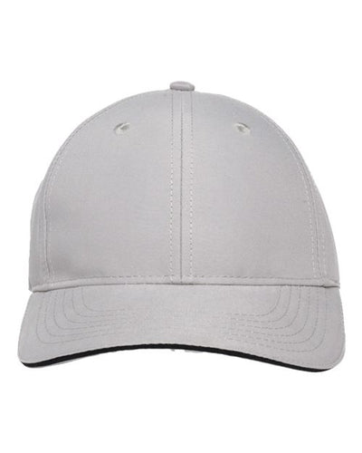 Adams Headwear PE102 Grey/ Black — front